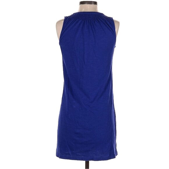 Lilly Pulitzer Essie Dress Twilight Blue Women's Size Large Cotton Minor Piling - Picture 2 of 9